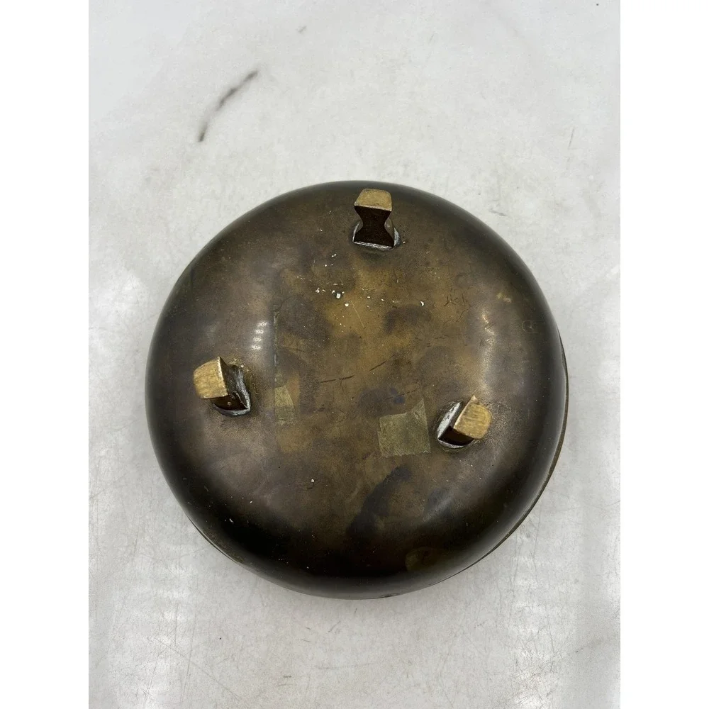 Vintage Brass Horse Ashtray Mid Century Equestrian Decorative Trinket Dish 8